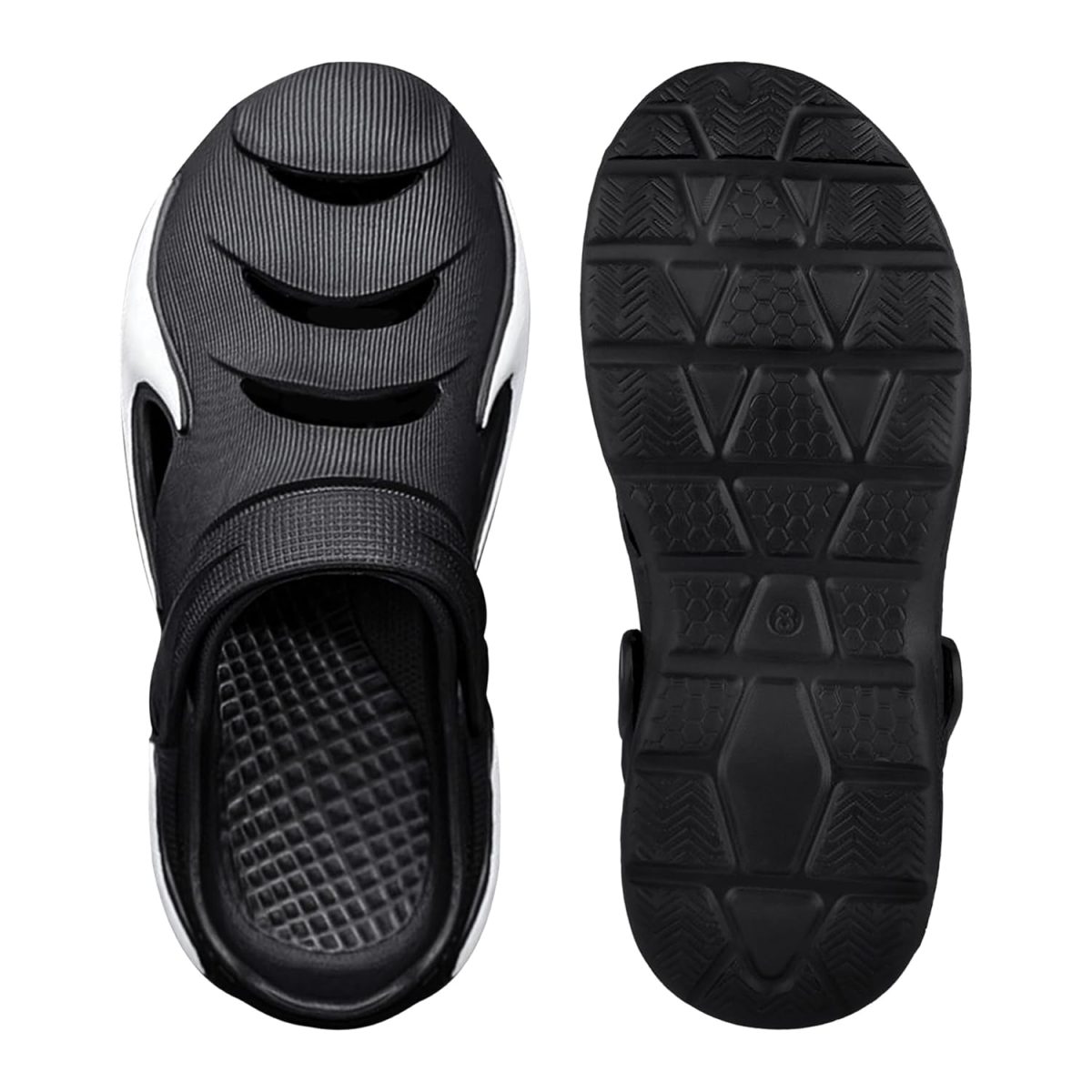 BRUTON Extra Soft Men's Classic Casual Sandals/Clogs Adjustable Back Strap | Lightweight | Stylish & Non-Slip | Waterproof & Everyday Mules for Men & Boys - Image 5
