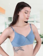Celary Women's Cotton Blend Lightly Padded Bra|| Wirefree T-Shirt Bra|| 6 Piece Combo|| Every Day Use Bra - Image 5