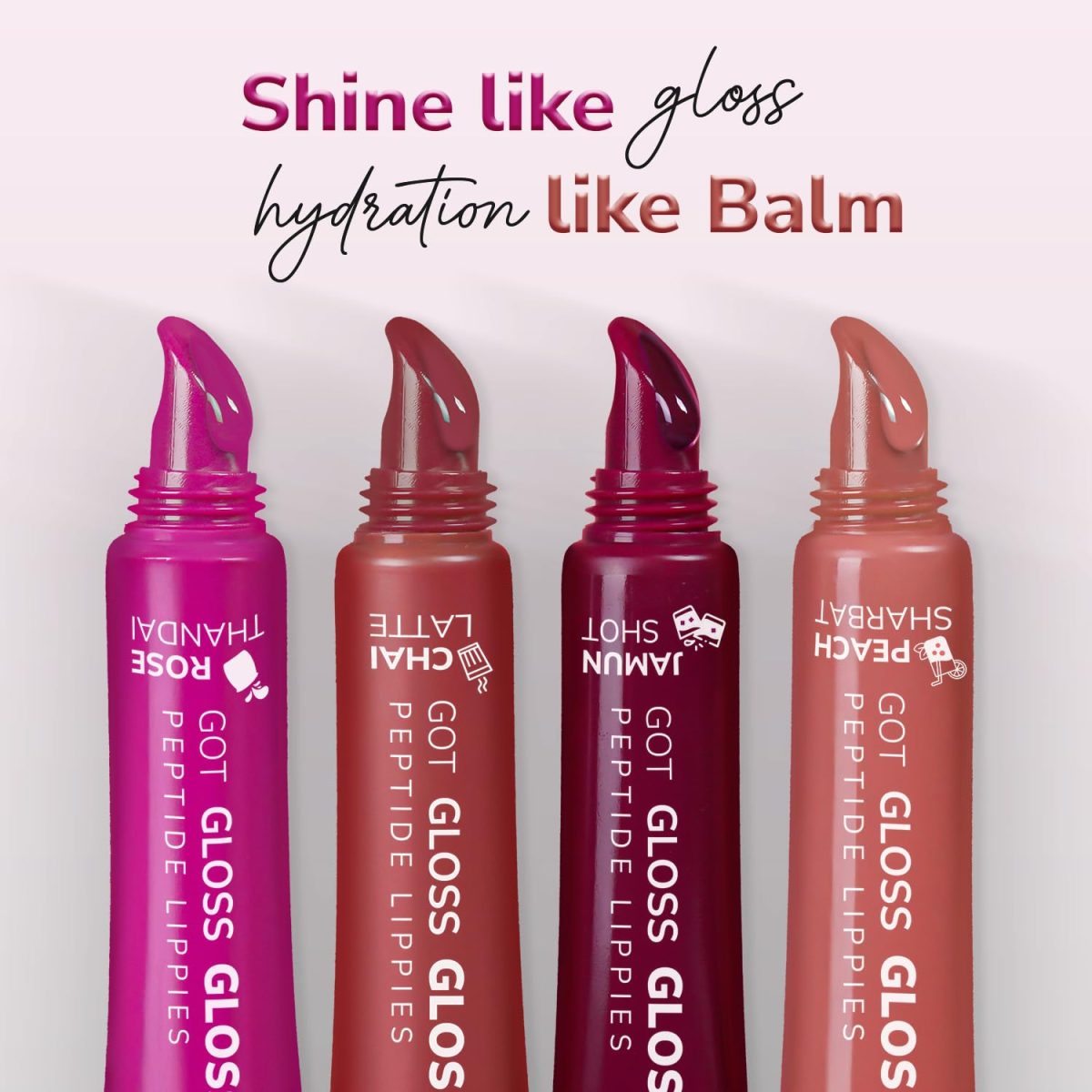 Mila Beauté Peptide Lip Gloss Balm I With SPF & Hyaluronic Acid I Plump & Fuller Lips I Hydrating & Shiny Lip Balm Non Sticky I Highly Pigmented I Soft & Nourished Lips - Peach Sharbat - Image 6