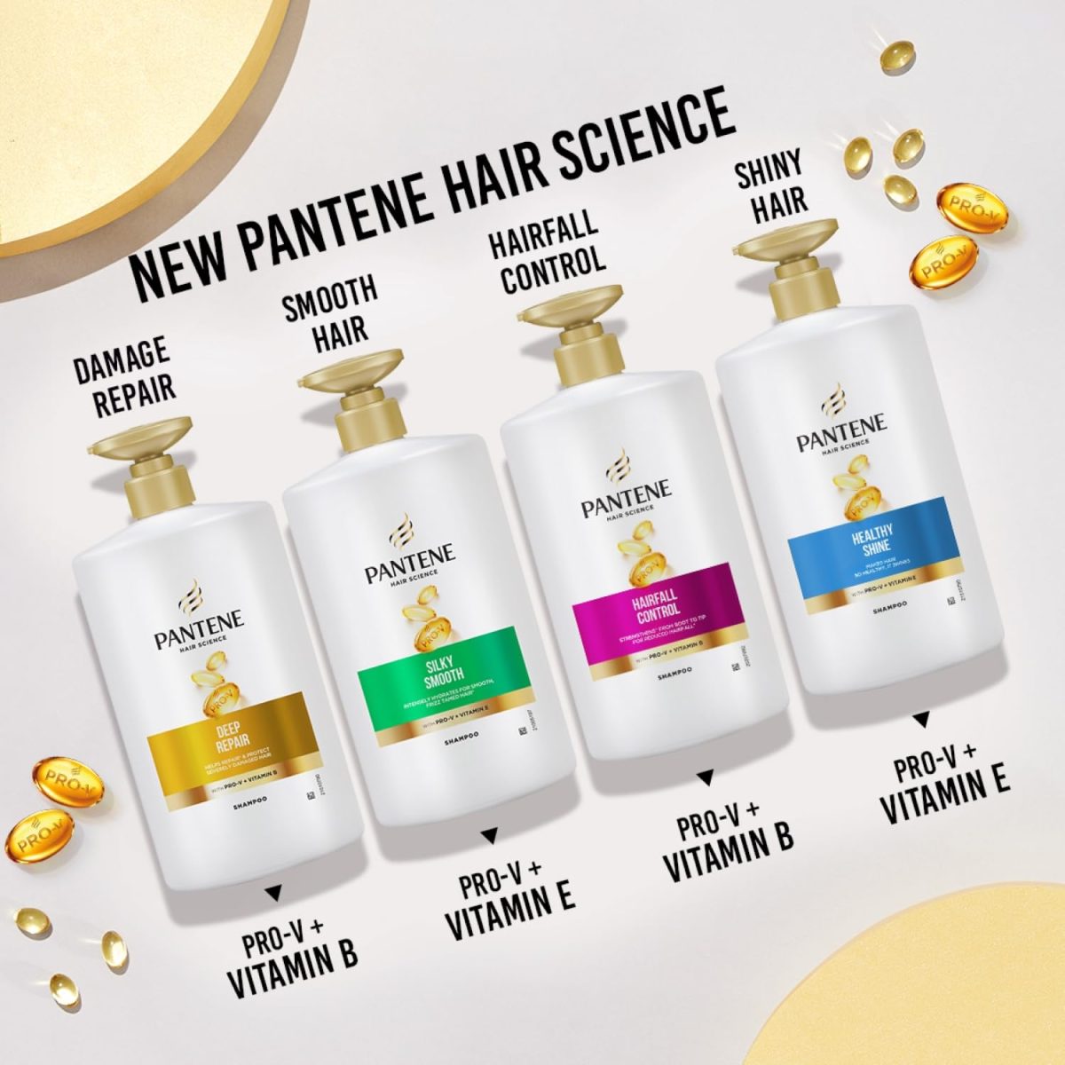 Pantene Advanced Hairfall Solution, Silky Smooth Care Shampoo, Pack of 1, 1000ML, Green - Image 6