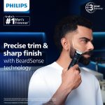 Philips India's No.1 Men's Trimmer| Patented Twin Trim Blades I Precision Trimming, 13-in-1 Modern Man Kit -Face, Body & Private Parts I 120Min Runtime I 5 min Quick Charge MG7920/65 - Image 2