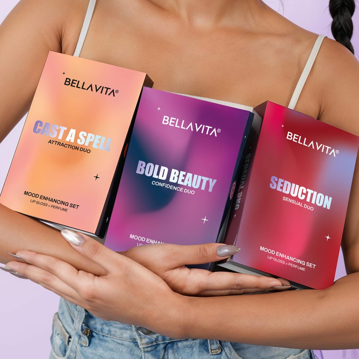 BELLAVITA Mood Enhancing Seduction Lip Gloss and Perfume Combo pack | Gift set | Mood Duos Perfume 15ml & Mood Matching pH Adapting Lip Gloss 4ml | Hydrating and Glossy Finish - Image 8