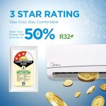 Midea 1.5 Ton 3 Star Inverter Split AC, AI Smart Wi-Fi AC with 5 Years Comprehensive Warranty (Copper, Convertible 4-in-1 Cooling at 52℃, HD PM2.5 Filter, SANTIS NEO DLX (Wi-Fi), MAI18SD3R35W0,White) - Image 4