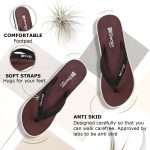 Doctor Walk Flip Flop for Women | Soft Comfortable | Breathable | Fashionable | Stylish | Trendy | Super soft | Lightweight | Anti-Slip Sole | Indoor & Outdoor | (DW-04) (Black) - Image 2