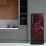 LG 185 L 4 Star Inverter Direct-Cool Single Door Refrigerator (GL-D199OSEY, Scarlet Euphoria, Base stand with drawer) - Image 7