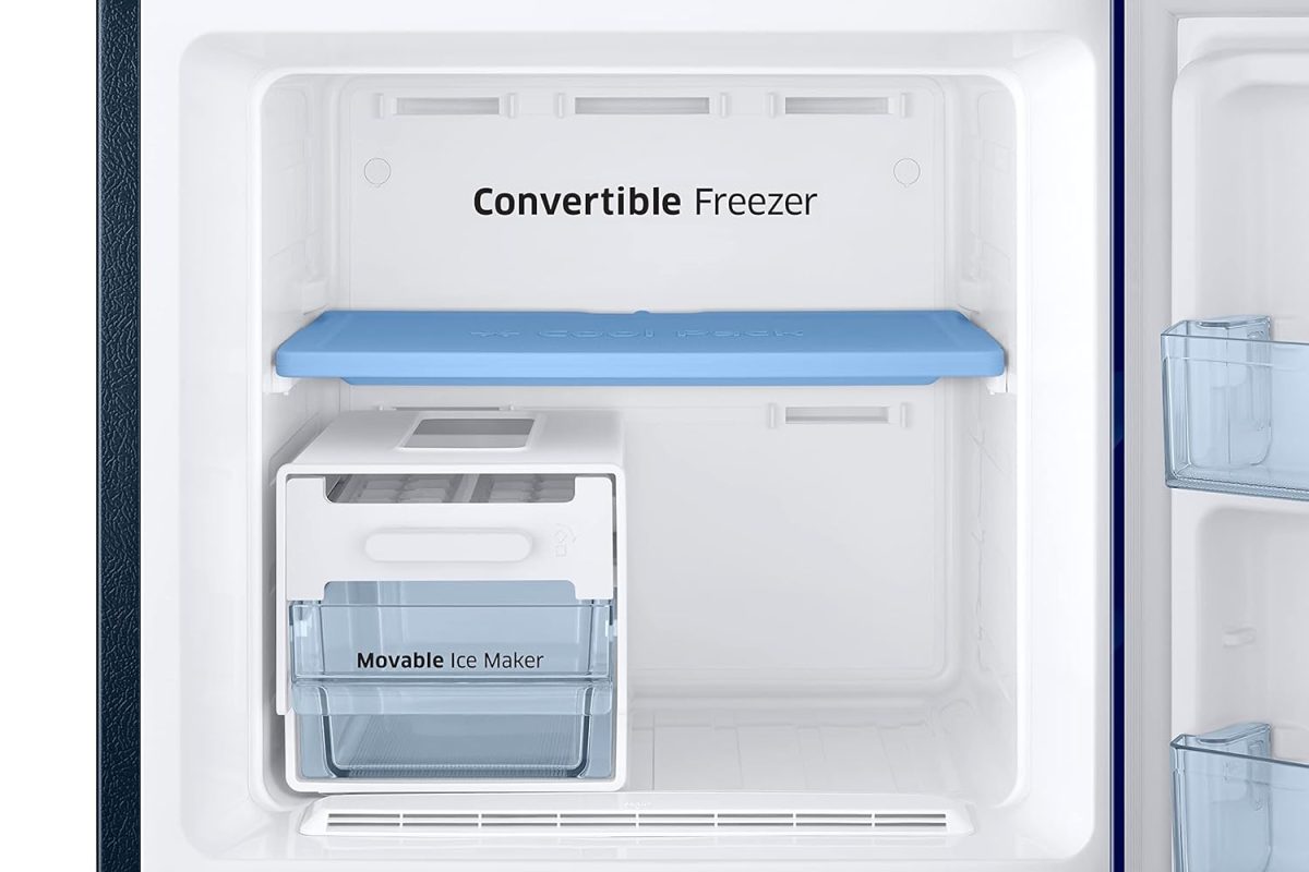 Samsung 236L 2 Star Inverter Frost-Free Convertible 3 In 1 Double Door Refrigerator Appliance (RT28C3732HS/HL,Hydrangea Blue) - Image 7
