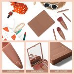 Kahan Travel Size Makeup Brushes Set Mini Makeup Brushes, Small Complete Function Cosmetic Brushes Kit with Case and Mirror Perfect for On The Go, 5PC (Mini Pink) - Image 6
