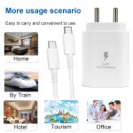 25W Super Fast Charger Adapter & Type C Cable Compatible with Samsung Galaxy S25, S24, S23, S22, S21(Ultra/Fe), M35, M15, M06, M05, M56, A55 5G, A35 5G, A15, F15, F14(Z/S/A/M/F Series) - Image 5