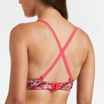 Enamor Women's F065 Polyester Invisible Neckline T-Shirt Bra - Padded Non Wired High Coverage(F065-Gipsy Rose Print-32B) - Image 4