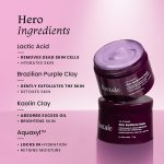 Foxtale De-Tan Face Mask for Glowing Skin| Clay Mask with Lactic Acid for Tan Removal, Reduction in Blackheads, Instant Brightening| New-Age Ubtan Face Pack for All Skin Types | Men & Women- 75g - Image 6