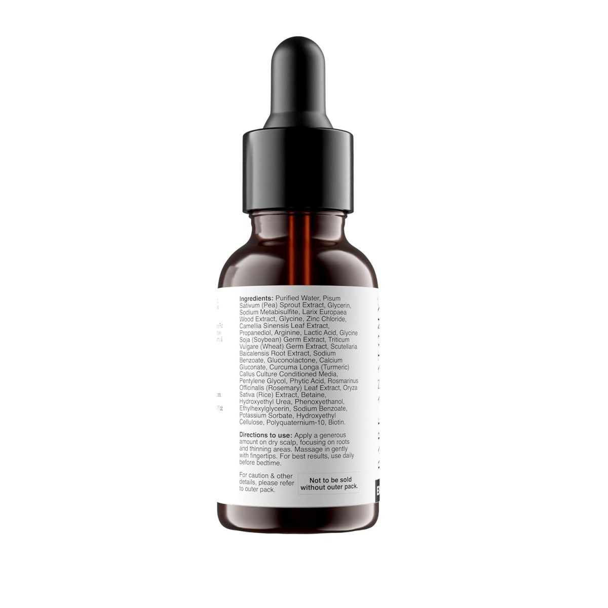 Bare Anatomy Advanced Hair Growth Serum | 3% Redensyl + 4% Anagain + 3% Baicapil + 1% Capilia Longa, Rosemary, Biotin & Rice Extract | Thick Density | Hair growth & Hair fall control serum for Women & Men | 30mL - Image 9