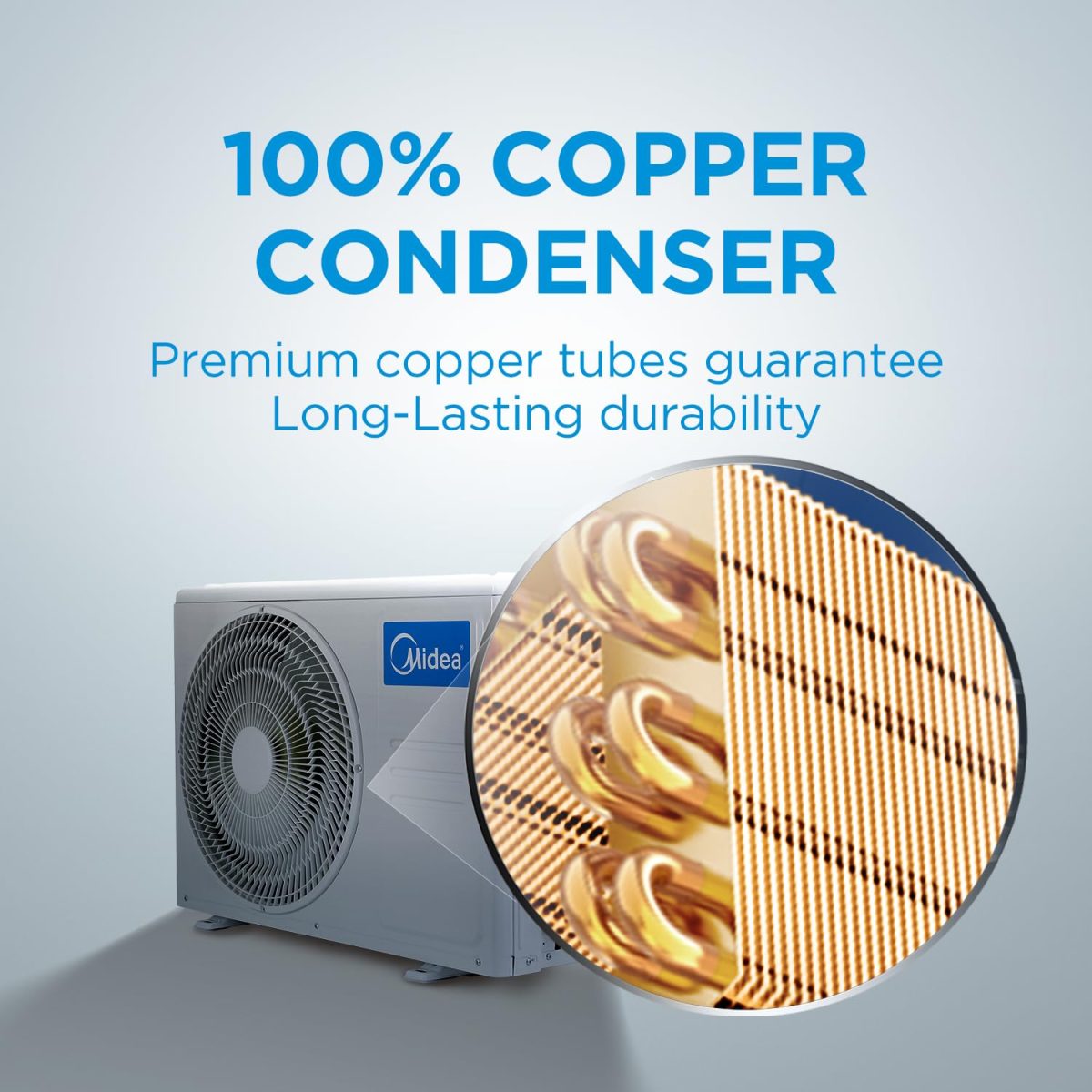 Midea 1.5 Ton 3 Star Inverter Split AC, AI Smart Wi-Fi AC with 5 Years Comprehensive Warranty (Copper, Convertible 4-in-1 Cooling at 52℃, HD PM2.5 Filter, SANTIS NEO DLX (Wi-Fi), MAI18SD3R35W0,White) - Image 5