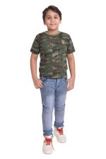 Neo Garments Boys Cotton Camouflage Print Round Neck Half Sleeves T-Shirt - Image 6