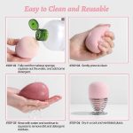 SUAKE 7in1 Professional Beauty Blender Set for Face Makeup | Makeup Sponges Set is suitable with Liquid & Creams | Sponge makeup is for all Skin Types & it is Soft Latex-Free Reusable & washable (Multicolor 4 Big + 3 Mini=7 Pcs) - Image 5