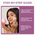 Orgatre MoodBliss Compact Powder for Women - Matte Finish, Oil Control, Long-Lasting, Lightweight & Buildable for Oily & Dry Skin (Natural Beige, 9 gm) - Image 8