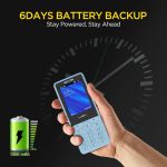 Lava A5 (2025) Dual SIM Keypad Mobile with 2.4'' Big Display | UPI Support, 1200mAh Battery | BOL Feature | Camera | Auto Call Recording | Glass Finish | and 7 Regional Languages - Blue - Image 7