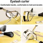 INSIME Pro eyelash curler for women | Strong, Contoured Eyelash curler tool for Pinch free Non slip Eye lash curl | Eye opening, Voluminous Eye lash curler for women - Image 4
