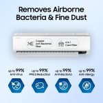 Samsung 1.5 Ton 5 Star (5-in-1 Convertible Cooling, AR18CYNZABE, Stabilizer Free Operation, Copper, Inverter Split AC, White - Image 4