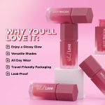 Hilary Rhoda Blush Love | Highly Pigmented Liquid Blush & Super Dewy Finish | Built-in Sponge | All Day Wear & Buildable Formula | Leak-Proof - 6ml (Scandalous | Shade 06) - Image 6