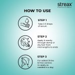 Streax Professional Vitariche Gloss Hair Serum for Women & Men | Enriched with Macademia Oil and Vitamin E | For Gorgeous & Shiny Hair | Helps in Everyday Styling | Adds Shine to Hair | 200ml - Image 5