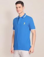 U.S. POLO ASSN. Men's Tipped Collar Pure Cotton Slim Fit Polo Shirt - Image 5