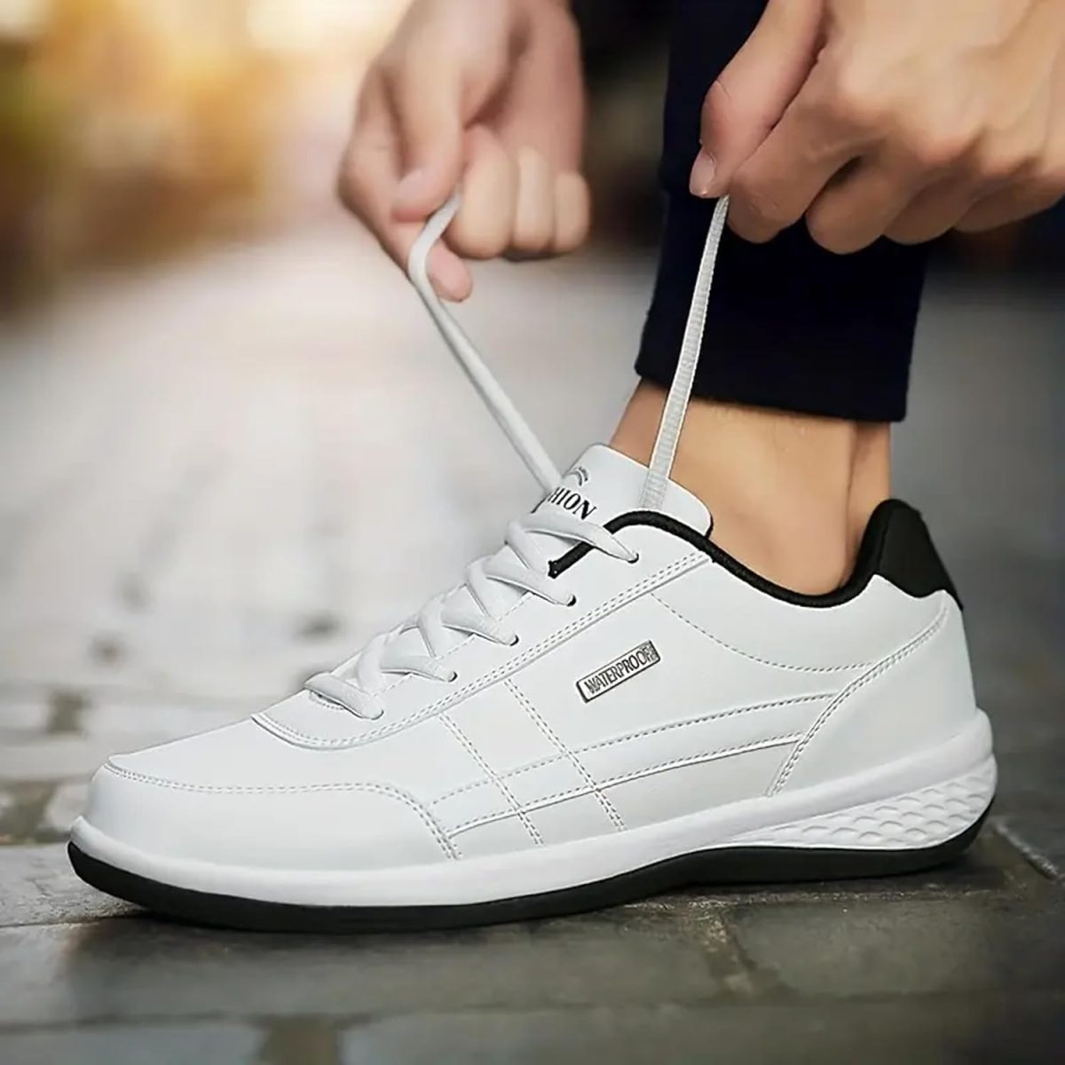 Cruiser Mens Comfort & Style with Soft Cushioned Insole | Lightweight Comfort Classic Canvas Sneakers for Everyday Wear | Trendy Lace-Up Design for Casual Outfits (2629) - Image 3