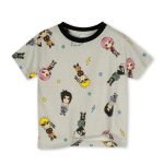 TuddyBuddy Boys & Girls Half Sleeves T-shirt & Lounge Pant Nightwear Set - 100% Cotton Jersey - Image 5