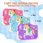 SIGNY Multi-Functional Kids Tablet - 7" HD Display, 128GB Storage, Dual Cameras, 4G/WiFi, Parental Lock, Preloaded Learning Games, Fall-Resistant Cover, Perfect for Fun and Education (Unicorn) - Image 2