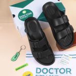 DOCTOR EXTRA SOFT Men's Classic Cushion Sliders/Slippers with Adjustable Buckle Strap for Adult | Comfortable & LightWeight |Stylish & Anti-Skid| Waterproof & Everyday Flip Flops for Gents & Boys D-505 - Image 2