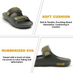 DOCTOR HEALTH SUPER SOFT Men's Orthopedic Double Strap Slippers – Ultra Soft EVA Footbed with Adjustable Straps & Arch Support | Anti-Skid Sliders for Heel Pain Relief, Everyday Comfort - Image 6