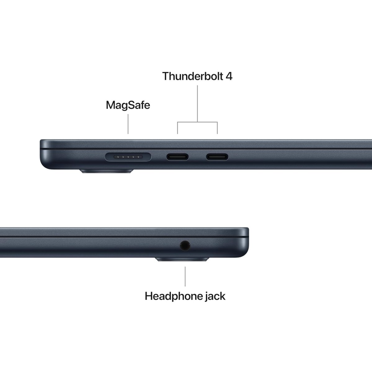 Apple 2025 MacBook Air (15-inch, Apple M4 chip with 10-core CPU and 10-core GPU, 16GB Unified Memory, 512GB) - Midnight - Image 5