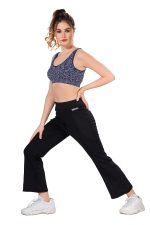 TRASA Bootcut Yoga Pants with 2 Pocket |High Waist Workout Stretchable Flared Leggings Gym wear/Active Wear Work Pants for Women - Available Sizes - S, M, L, XL, 2XL,3XL,4XL - Image 7