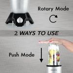 Cookwell Bullet Mixer Grinder (5 Jars, 3 Blades, Silver) - Copper, 600 Watts - 2 Year Warranty - Image 2