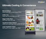 Whirlpool 184 L 5 Star Direct-Cool Single Door Refrigerator with Intellisense Inverter Compressor (205 WDE ROY 5S Inv SAPPHIRE SPRING-Z) - Image 3