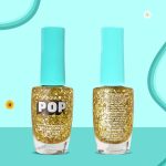 SUGAR POP Nail Lacquer Glitter 10 Gold Rush - 10 ml - Quick-drying | Chip-resistant | High on shine | Long-wear formula - Image 5