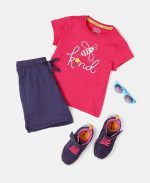 Jockey AG01 Girl's Super Combed Cotton Regular Fit Graphic Printed T-Shirt (Prints May Vary) - Image 4