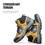 Boldfit Trekking Shoes for Men Hiking Shoes for Men for Outdoor High Neck Shoes for Men Anti Skid Boot Shoes for Men for Hiking, Trekking Shoes Water Repellent Tracking Shoes for Men - 8, Sandstorm - Image 4