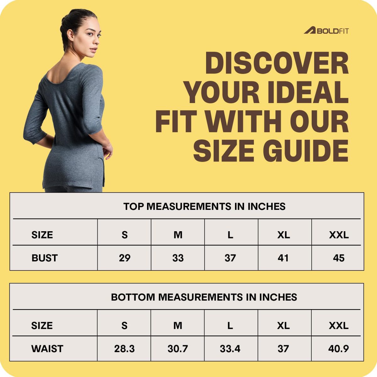 Boldfit Thermal wear for Women Set Warm and Comfortable Thermals Set for Woman Full Sleeves Body Warmer Combo for Women Natural Insulation Thermals Cozy Thermal Top and Leggings Combo for Womens - Image 2