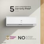 Godrej 1 Ton 5 Star, 5 Years Comprehensive Warranty, 5-in-1 Convertible Cooling, Inverter Split AC (Copper, Heavy-Duty Cooling at 52 Deg Celcius, AC 1T EI 12IINV5R32-WWR, White) - Image 7