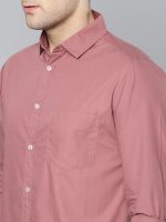 Dennis Lingo Men Cotton Solid Spread Collar Full Sleeves Regular Fit Casual Shirt - Image 5