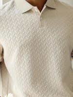 Trillion Jaqquard Men's Polo T Shirt for Men (Polyester Blend | Regular Fit) - Image 2