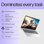 HP 15, 13th Gen Intel Core i3-1315U, 8GB DDR4, 512GB SSD, (Win 11, Office 21, Grey, 1.59kg), Anti-Glare, Micro-Edge,15.6-inch(39.6cm), FHD Laptop, Intel UHD Graphics, 1080p FHD Camera, fd0006TU - Image 3
