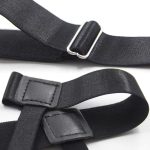 GUSTAVE Men's Shirt Stays Adjustable Elastic Shirt Tucker Belt with Locking Non-Slip Clips - Image 3