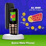 Lava A1 Josh (with BOL Feature) Dual Sim Keypad Mobile Phone | Long-Lasting Battery |22 Launguages Read Support | Auto Call Recording | Call Blink Notification (Black Gold) - Image 2