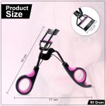 GLUN® Professional Eyelash Curler, Rubber Gripped Stainless Steel Wide Angle Lash Curler, Beauty Makeup Tool Universal Eye Shapes, Painless Fits Get Gorgeous Eyelashes in Seconds - Image 5