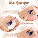 M.S TRADERS® Eye Make Up Practice Dummy | Face Board | Silicon Skin Board for Beginners and Artists (Pack of 1) - Image 4