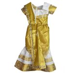 AMIRTHA FASHION Girls Traditional Lehenga Choli KERALA MUNNOR PATTU WITH WAIST BELT (AMFRHSK) - Image 4