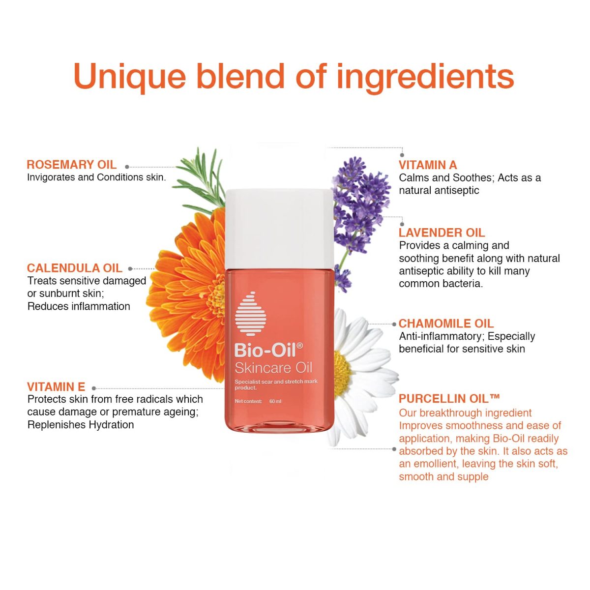 Bio-Oil 60 ml (Specialist Skin Care Oil - Scars, Stretch Mark, Ageing, Uneven Skin Tone), white,803690 - Image 3