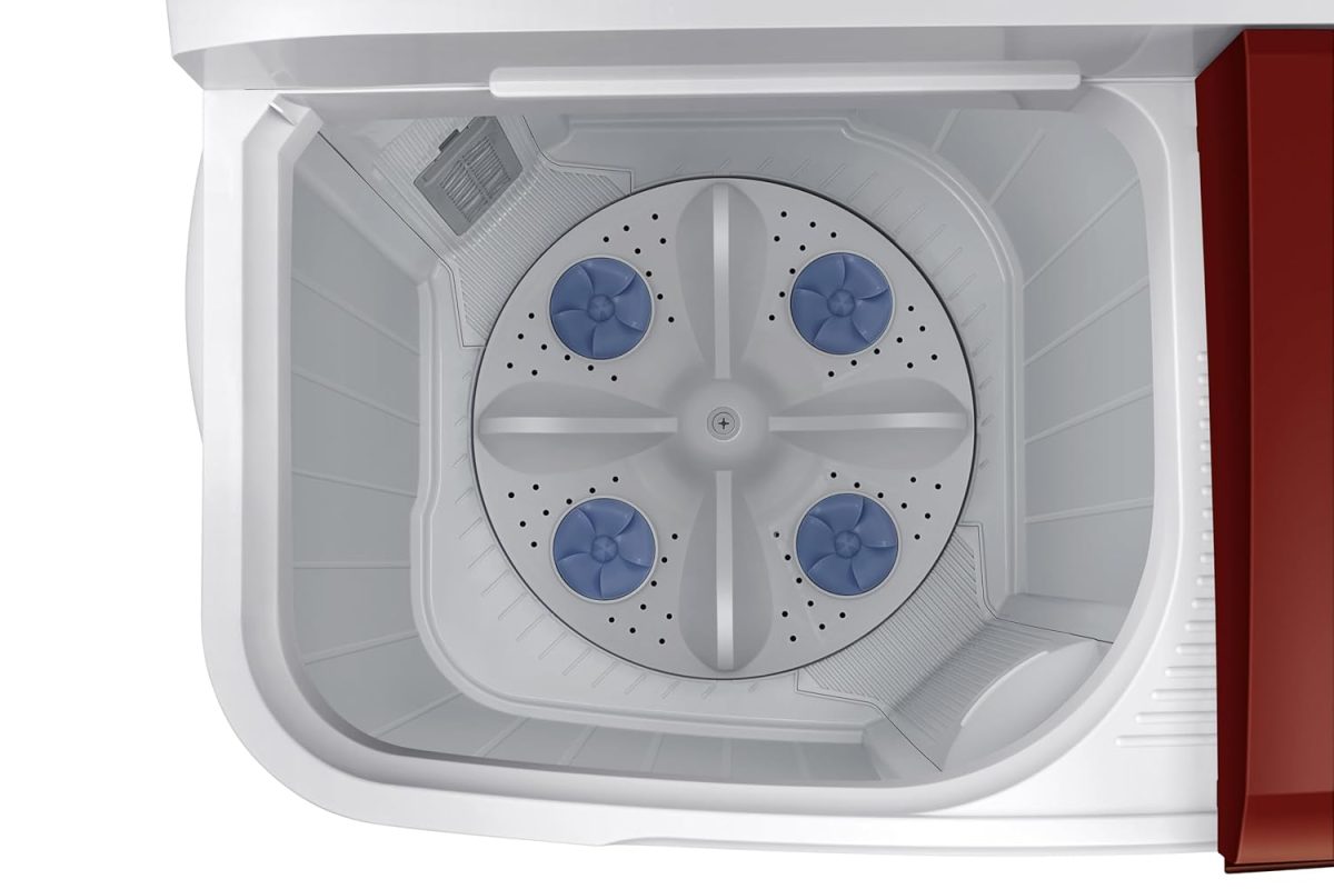 Samsung 7 kg, 5 Star, Semi-Automatic Top Load Washing Machine (WT70C3000RR/TL, Air Turbo Drying, Light Gray) - Image 9