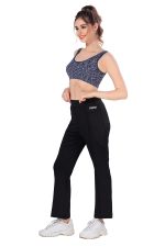 TRASA Bootcut Yoga Pants with 2 Pocket |High Waist Workout Stretchable Flared Leggings Gym wear/Active Wear Work Pants for Women - Available Sizes - S, M, L, XL, 2XL,3XL,4XL - Image 5